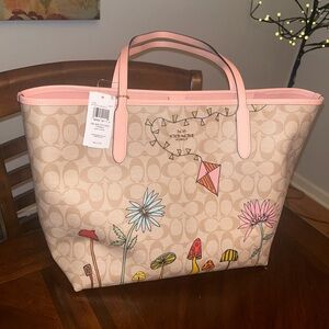 Coach X Observed by Us Pink Women's Tote Bag